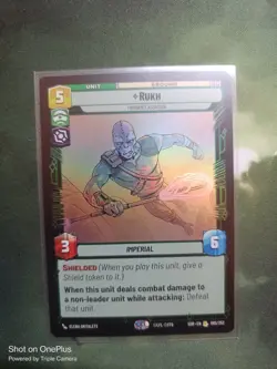 Star Wars Unlimited SOR: Rare Foil Card 085/252 Rukh Thrawn's Asassin - Image 1