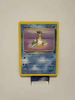 Lapras 25/62 Fossil Unlimited Rare - WOTC Pokemon Card LP/NM - Image 1