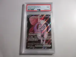 PSA 9 Team Rocket's Mewtwo EX Full Art Destined Rivals Pokemon Card B - Image 1