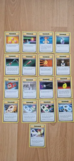 XY Evolutions Set Trainer Pokemon Card Bundle Job Lot NM 17 Cards - Image 1