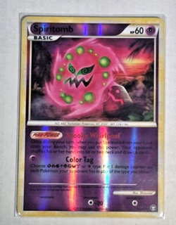 Spiritomb 10/102 Reverse Holo Triumphant (TM) Pokemon Card LP/NM PLUS 9 FREE - Image 2