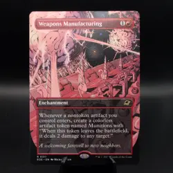 Weapons Manufacturing Borderless Regular - Edge Of Eternities MTG-NM - Image 1