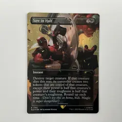 MTG Saw In Half (1755) *Rainbow Foil* Secret Lair: Deadpool MT/NM Combined Ship - Image 1