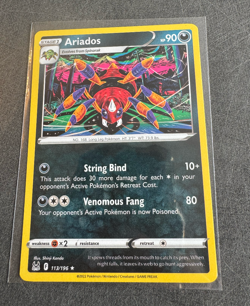 113/196 Ariados : Rare Card : Pokemon Trading Card Game : SWSH-11 Lost Origin - Image 1