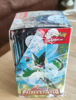 Pokemon Paldea Evolved Sealed Half Booster Box (18 Packs) - Image 2