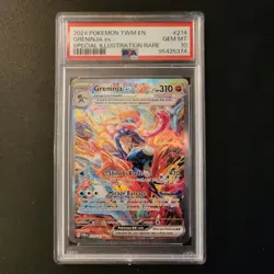 Pokemon Greninja EX Sir Twilight Masquerade 214/167 PSA 10 Gem Mint - Image 1