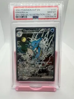 2024 POKEMON SVP PROMO SPECIAL ILLUSTRATION COLLECTION #131 KINGDRA EX PSA 10 - Image 1