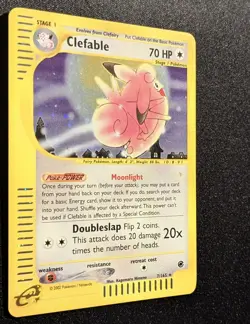 Pokemon EXPEDITION - #7/165 Clefable - ENG - Holo - SWIRL - Near Mint- - Image 4