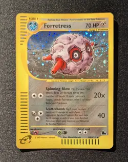 Pokemon SKYRIDGE - #H8/H32 Forretress - Holo - ENG - SWIRL - Image 2