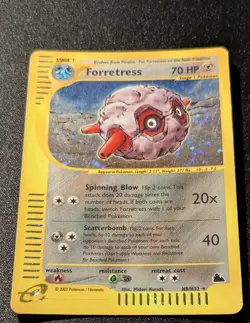 Pokemon SKYRIDGE - #H8/H32 Forretress - Holo - ENG - SWIRL - Image 3