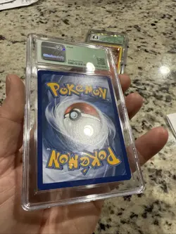 2017 POKEMON SM BLACK STAR PROMO #SM60 FULL ART/CHARIZARD GX CGC 8.5 - Image 4