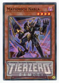 Yugioh Mathmech Nabla MYFI-EN002 Super Rare 1st Edition NM/LP - Image 1