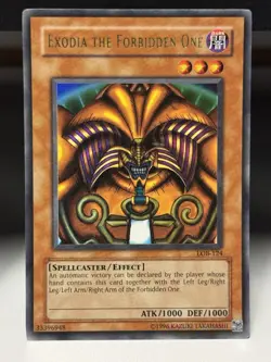 Exodia the Forbidden One Complete ORIGINAL LOB Set NM/LP Ultra Rare Yugioh - Image 2