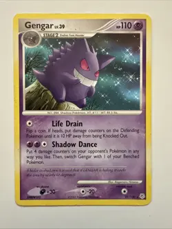 Pokemon TCG - Gengar 27/130 Diamond & Pearl Non-Holo Rare Card - Image 1