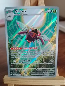 Pokemon TCG Ninjask 137/132 Mega Evolution Illustration Rare Card - Image 1