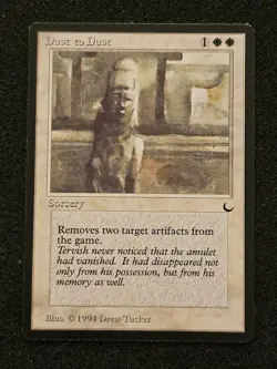 Magic The Gathering MTG Dust To Dust The Dark Common - Image 1