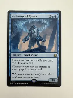 Archmage of Runes MTG Magic the Gathering Card NM Near Mint FDN - Image 1