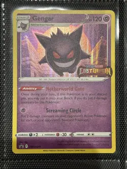 Gengar SWSH241 Lost Origin Prerelease Stamped Promo Pokemon Card NM-Mint TCG - Image 1