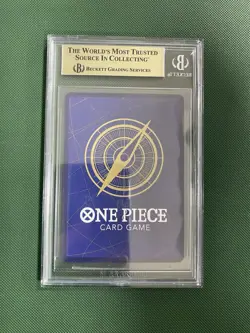 BGS 9.5 Monkey D Luffy P-043 Shonen Jump Holo Promo One Piece Card Japanese - Image 2