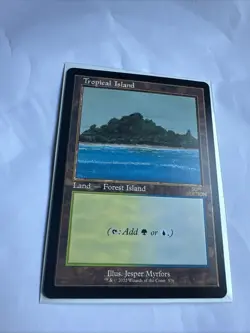 mtg Magic 1x Tropical Island Magic 30th Anniversary Retro Frame - Image 2
