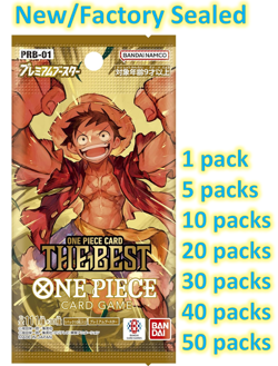 One Piece Card THE BEST Premium Booster Sealed Multiple Pack PRB-01 Japanese - Image 1