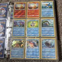 Pokemon Card Binder With Over 70 Cards From Sun And Moon Era! Some Rare Cards! - Image 2