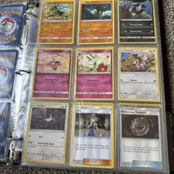 Pokemon Card Binder With Over 70 Cards From Sun And Moon Era! Some Rare Cards! - Image 3