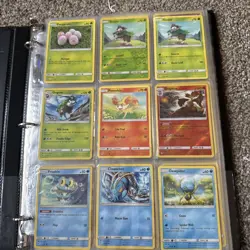 Pokemon Card Binder With Over 70 Cards From Sun And Moon Era! Some Rare Cards! - Image 4