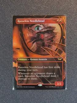 MTG Razorkin Needlehead - Borderless Foil - DSK - Near Mint+ Condition - Image 1