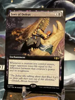 MTG | Jaws of Defeat (0067 - Extended Art) [Tarkir: Dragonstorm] NF - Image 1