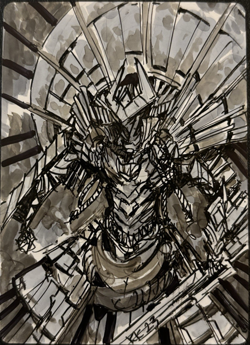 Invoke Justice Artist Proof Signed Sketched Kamigawa Neon Dynasty NEO MTG - Image 2