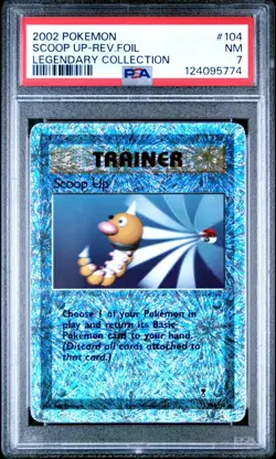 Pokemon Scoop Up Legendary Collection Reverse Holo Rare #104 PSA 7 - Image 1