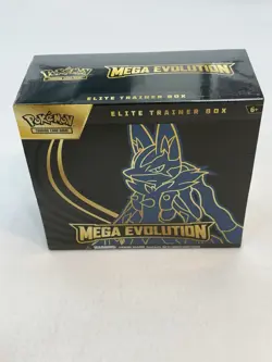 Pokemon TCG Mega Evolution Elite Trainer Box - Mega Lucario NEW FACTORY SEALED! - Image 1