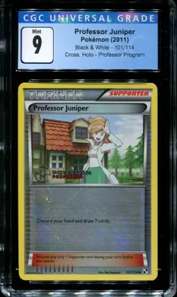 Professor Juniper - 101/114 - CGC 9 - Professor Program - Promo - Pokemon - 6835 - Image 1