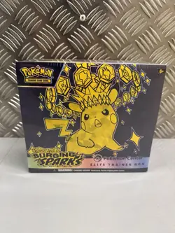 Pokemon TCG Scarlet & Violet Surging Sparks Sealed Pokemon Center ETB - Image 1