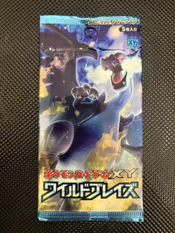 Pokemon XY2 Wild Blaze 1st Booster Pack - Image 1