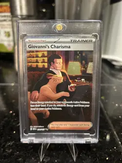 Pokemon! TCG Giovanni's Charisma - 204/165 - SV: Scarlet & Violet 151 (MEW) - Image 1