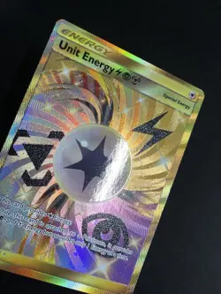 Pokemon TCG Unit Energy Trainer Ultra Prism 171/156 Holo Gold Secret Rare NM - Image 2