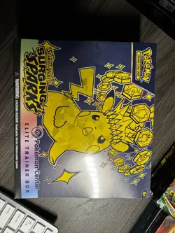 Pokemon Surging Sparks Elite Trainer Box ETB Pokemon Center Exclusive - Image 1