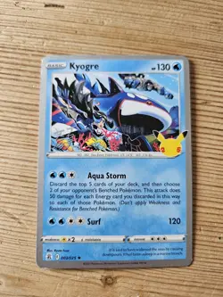 Kyogre 003/025 2023 World Championships Deck Variant Pokemon NM Celebrations A - Image 1