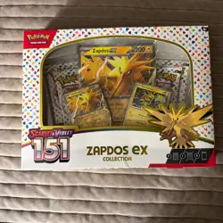 Pokemon TCG Scarlet & Violet 151 Zapdos EX Collection Box Sealed NEW - Image 1