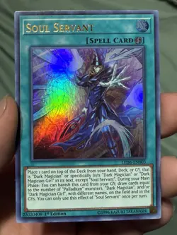 Yu-Gi-Oh! Soul Servant LED6-EN003 Ultra Rare 1st Edition Near Mint - Image 1