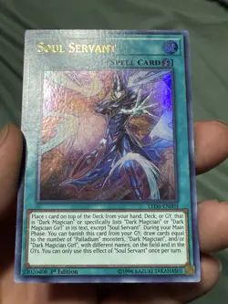 Yu-Gi-Oh! Soul Servant LED6-EN003 Ultra Rare 1st Edition Near Mint - Image 2