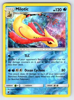 Milotic 27/111 Crimson Invasion Pokemon Card TCG Nintendo Reverse Holo Rare VLP - Image 1