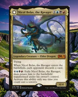 EDH Bolas Deck Commander MTG Magic The Gathering Trading Card - Image 1