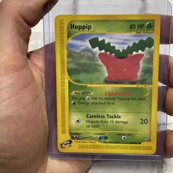 Pokemon Hoppip 83/147 Common Aquapolis Pokemon Card Vintage E-Reader LP+ TCG - Image 1