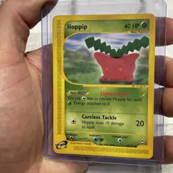 Pokemon Hoppip 83/147 Common Aquapolis Pokemon Card Vintage E-Reader LP+ TCG - Image 2