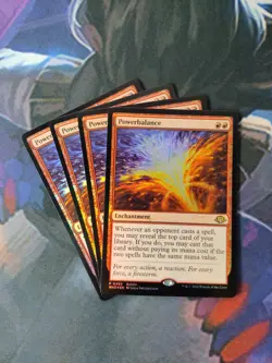 Powerbalance x 4 - Foil | 7% Off 2+ | MH3 | NM | MTG - Image 1