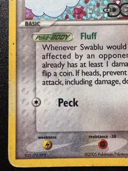 Swablu 79/107 EX Deoxys Pokemon Card Reverse Holo Foil Rare HP - Image 5