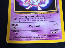 Mewtwo Pokemon WB Promo Card 1999, Moderately played condition, - Image 4